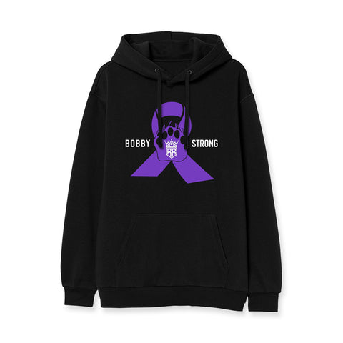 BOBBY STRONG HOODIE - BLACK