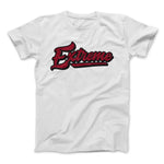 EXTREME FLORAL SCRIPT COTTON TSHIRT - WHITE